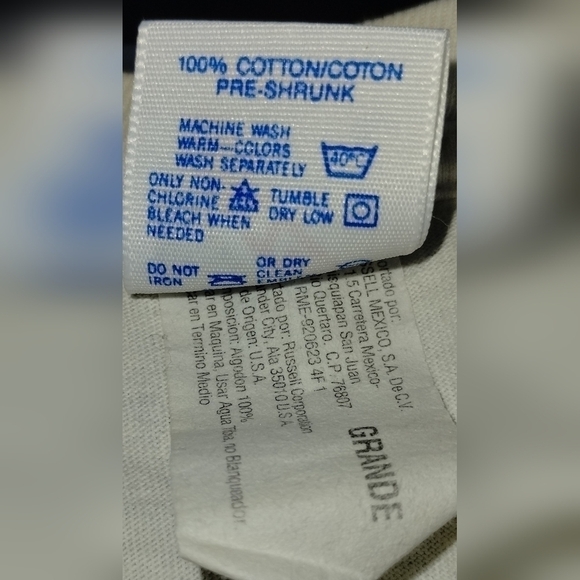 VTG 80s 90s Adult Large T-shirt Cancun Mexico Vacation Tee Jerzees Made In USA - Picture 7 of 7